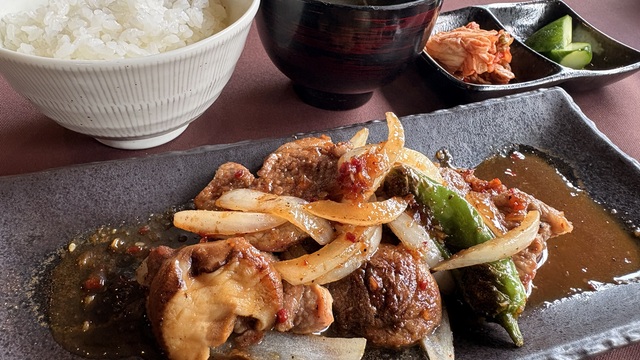 芋豚肩ロースのスタミナ焼き